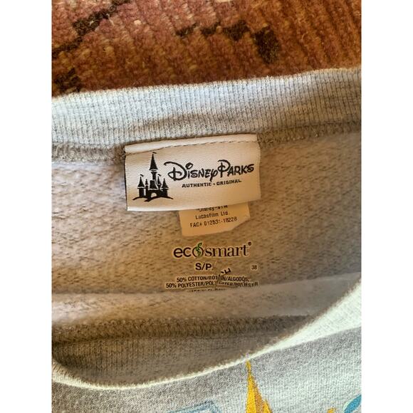 Disney Walt Disney World Grey Crew Neck Graphic Sweatshirt SIZE SMALL - Picture 2 of 3